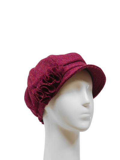 Harris Tweed Ladies Flower Hat - HB120 (HW)
