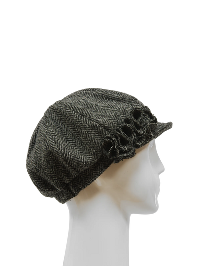 Harris Tweed Ladies Flower Hat - HB64 (HW)