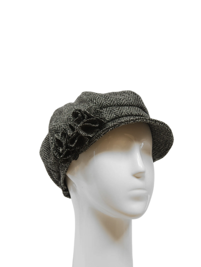 Harris Tweed Ladies Flower Hat - HB64 (HW)