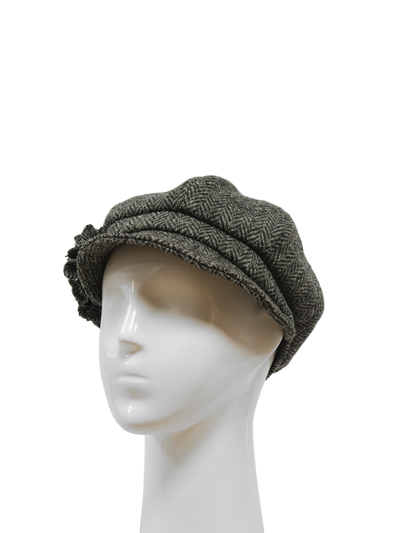 Harris Tweed Ladies Flower Hat - HB64 (HW)