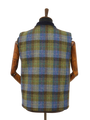 Harris Tweed Gilet Denim Sage