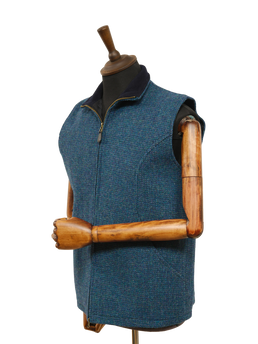Harris Tweed Gilet Teal