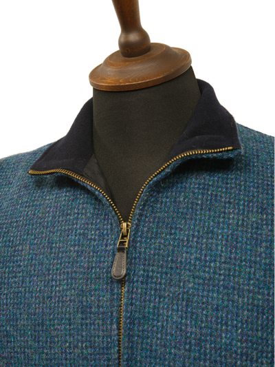 Harris Tweed Gilet Teal
