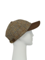 Harris Tweed Glencairn Baseball Cap - Mushroom (HH)