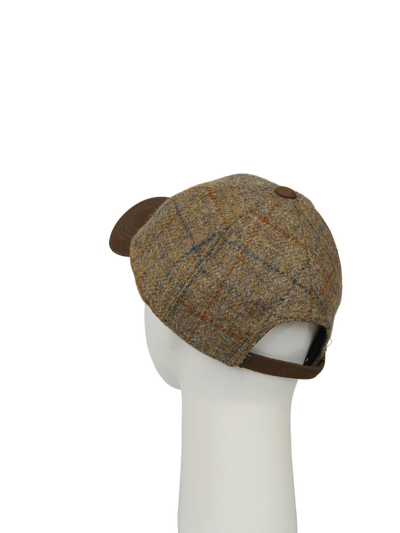 Harris Tweed Glencairn Baseball Cap - Mushroom (HH)