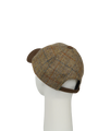 Harris Tweed Glencairn Baseball Cap - Mushroom (HH)