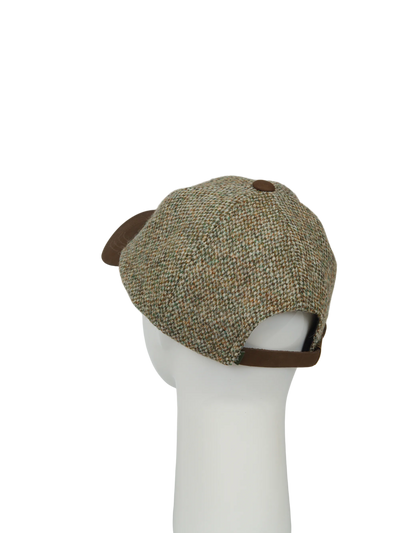 Harris Tweed Glencairn Baseball Cap - Pebble (HH)