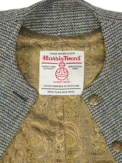 Harris Tweed Grace Jacket Duck Egg Blue Weave
