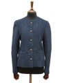 Harris Tweed Grace Jacket Navy Herringbone
