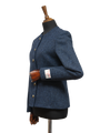 Harris Tweed Grace Jacket Navy Herringbone