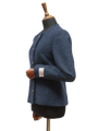 Harris Tweed Grace Jacket Navy Herringbone