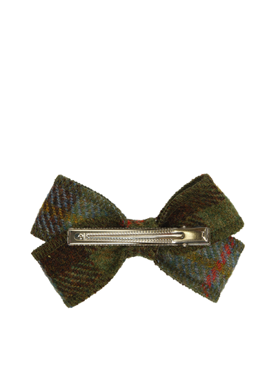 Harris Tweed Hair Clip Bow - A017