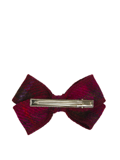 Harris Tweed Hair Clip Bow - A032