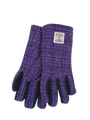 Harris Tweed Ladies Isla - Fleece Gloves Lavender