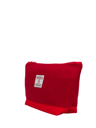 Harris Tweed Washbag - 101 (Red)
