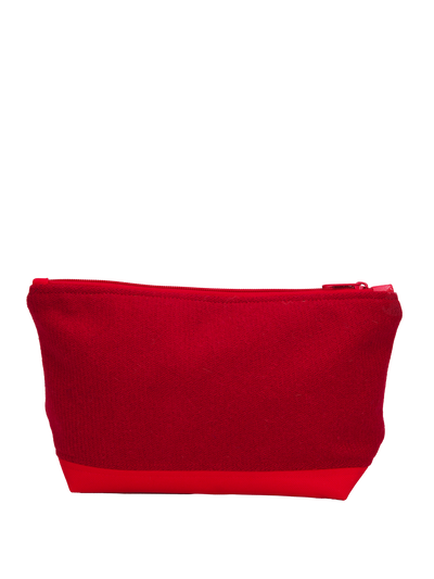 Harris Tweed Washbag - 101 (Red)