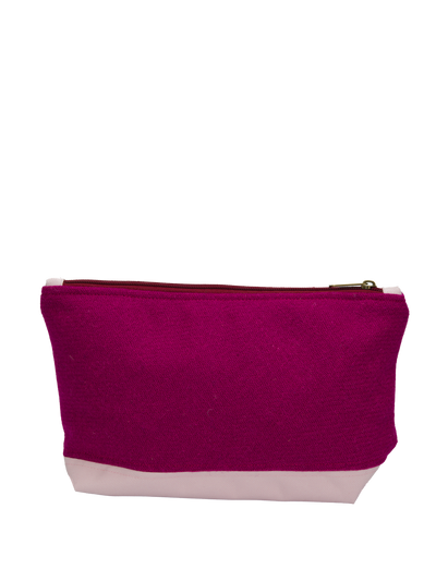 Harris Tweed Washbag - 152 (Light Pink)