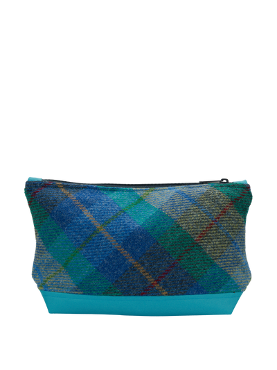 Harris Tweed Washbag A0163 (C) (Sky)