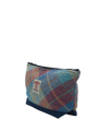 Harris Tweed Washbag A0226 (C) (Navy)