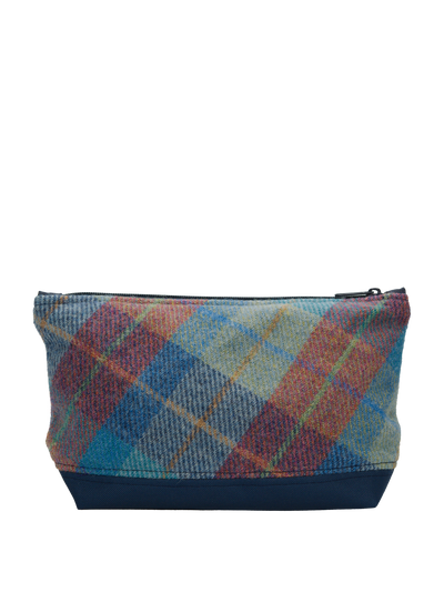 Harris Tweed Washbag A0226 (C) (Navy)