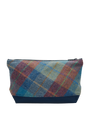 Harris Tweed Washbag A0226 (C) (Navy)