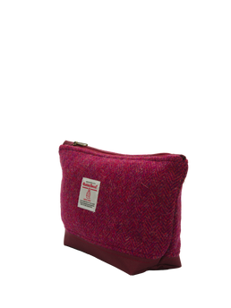 Harris Tweed Washbag HB120 (Wine)