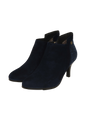 Harris Tweed Ankle Boots - Navy Herringbone