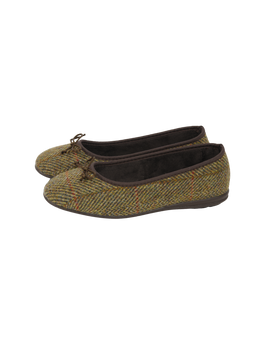 Harris Tweed Ballerina Pumps HB67