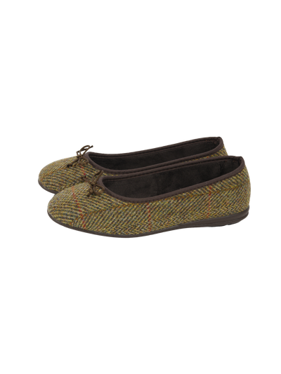 Harris Tweed Ballerina Pumps HB67
