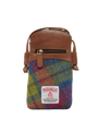 Harris Tweed Barvas Bag A0195 (Brown Leather)
