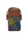 Harris Tweed Barvas Bag A0195 (Brown Leather)