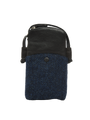 Harris Tweed Barvas Bag - HB104 (Black Leather)
