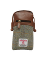 Harris Tweed Barvas Bag HB107 (Brown Leather)