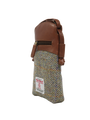 Harris Tweed Barvas Bag HB107 (Brown Leather)