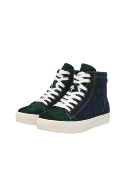 Harris Tweed Blair Trainers Blackwatch Check