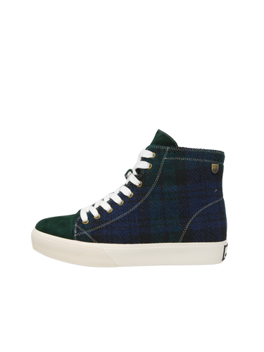 Harris Tweed Blair Trainers - Blackwatch Check