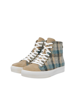Harris Tweed Blair Trainers Islander Check