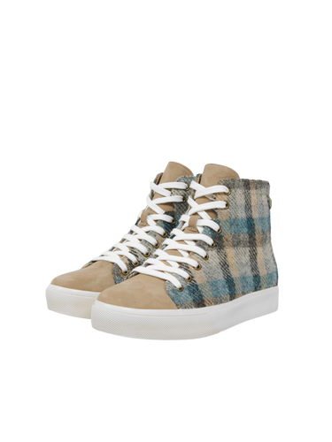 Harris Tweed Blair Trainers - Islander Check