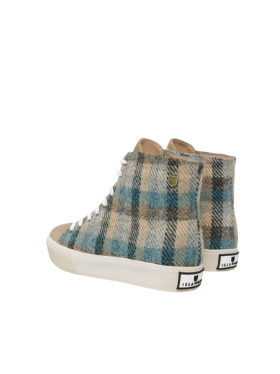 Harris Tweed Blair Trainers Islander Check