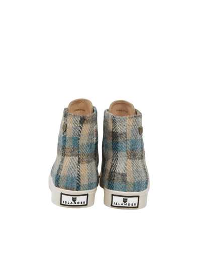 Harris Tweed Blair Trainers Islander Check