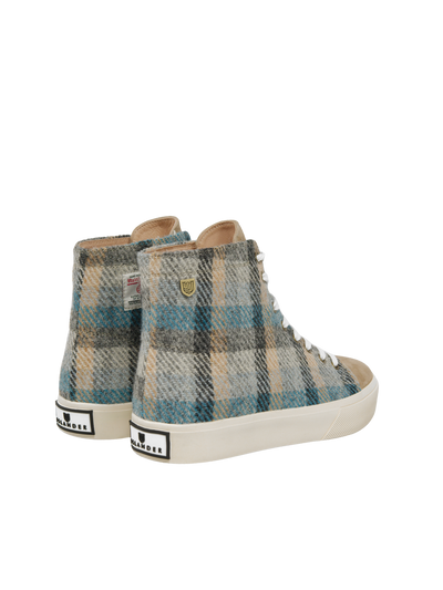 Harris Tweed Blair Trainers Islander Check