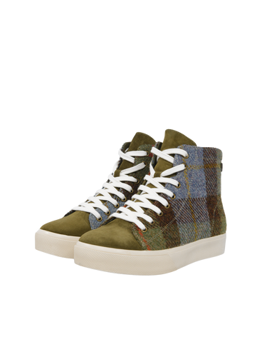 Harris Tweed Blair Trainers - Macleod Check