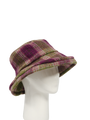 Harris Tweed Ladies Brimmed Hat - Heather Check (GA)