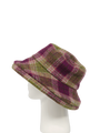 Harris Tweed Ladies Brimmed Hat - Heather Check (GA)