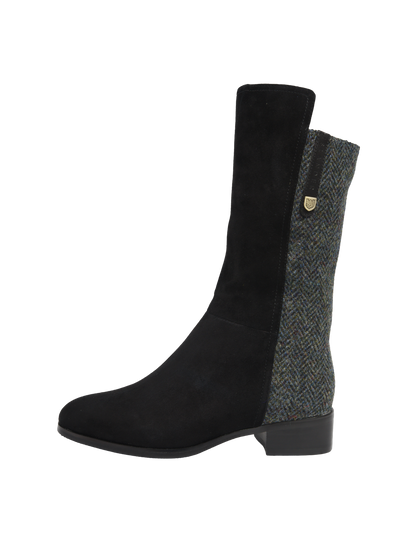 Harris Tweed Brodie Calf Length Boots HB85