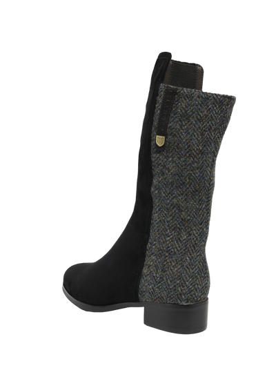 Harris Tweed Brodie Calf Length Boots HB85