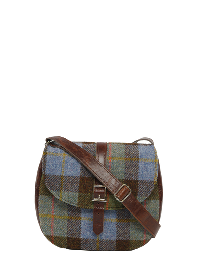 Harris Tweed Catriona Bag A017 (Brown Leather)