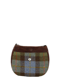 Harris Tweed Catriona Bag A017 (Brown Leather)