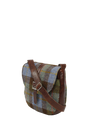 Harris Tweed Catriona Bag A017 (Brown Leather)