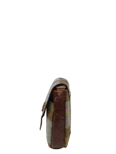 Harris Tweed Catriona Bag A017 (Brown Leather)